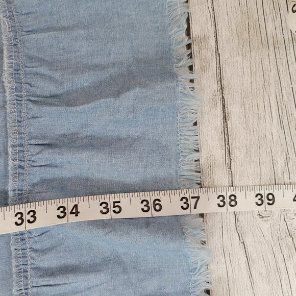 Given Kale Smocked High Low Skirt - Picture 11 of 11